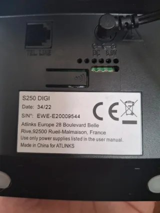 Teléfono Inalámbrico DIGI Negro