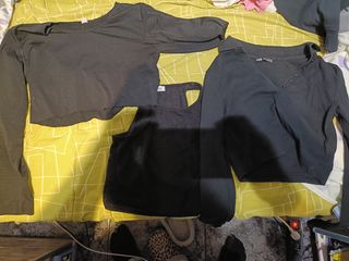 Pack 3 tops negros