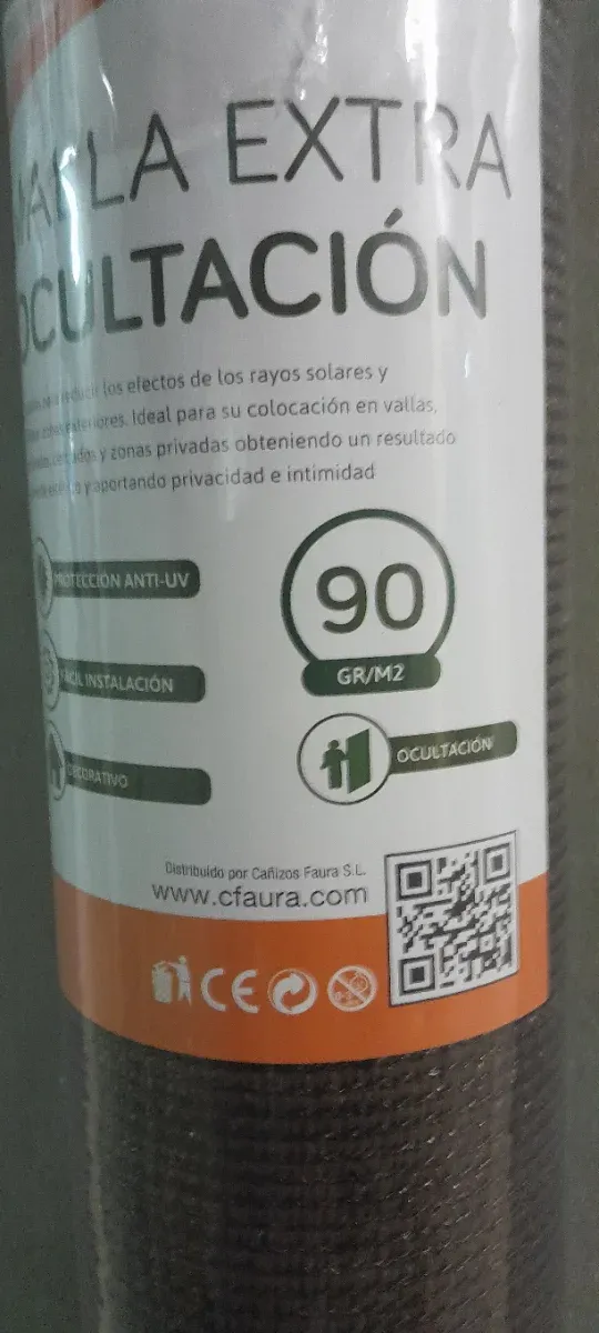 Malla Ocultación 2x10m Cañizos Faura