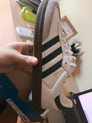 Adidas Samba OG Verde y Blanco