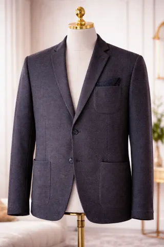Giacca elegante uomo grigia taglia 50