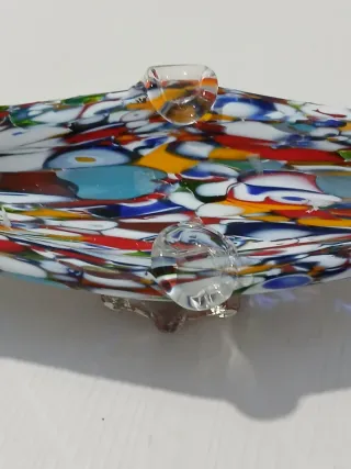 Posacenere in vetro stile Murano