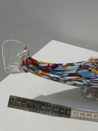 Posacenere in vetro stile Murano
