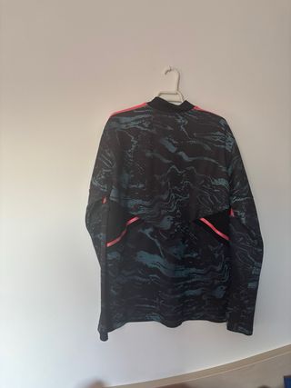Chándal Arsenal Adidas Negro y Turquesa