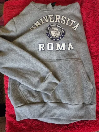 Sudadera Università Roma Gris