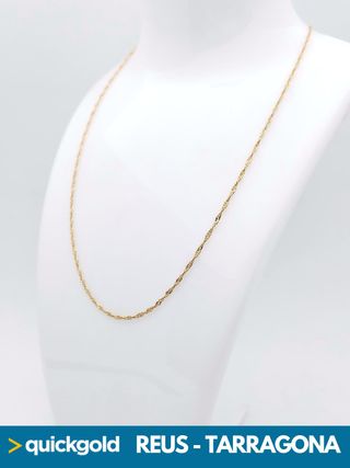 035-02-00945 CADENA ORO 18K SINGAPUR 41 CM