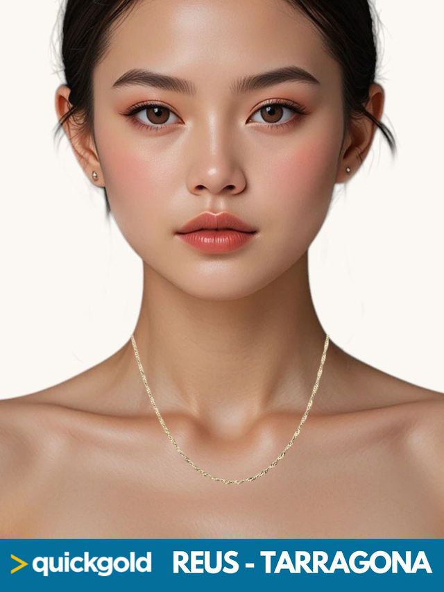 035-02-00945 CADENA ORO 18K SINGAPUR 41 CM