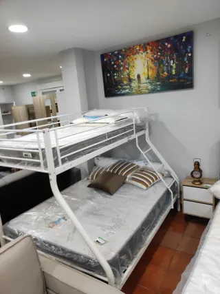 Litera matrimonial blanca