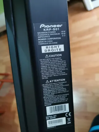 Televisor Plasma Pioneer 43 Pared
