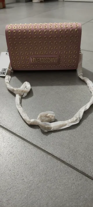 Pochette  I Love Moschino Rosa