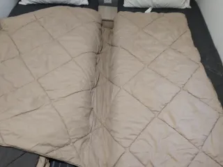 Nórdico individual beige y gris