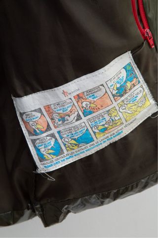 Moncler Gilet Verde Cappuccio