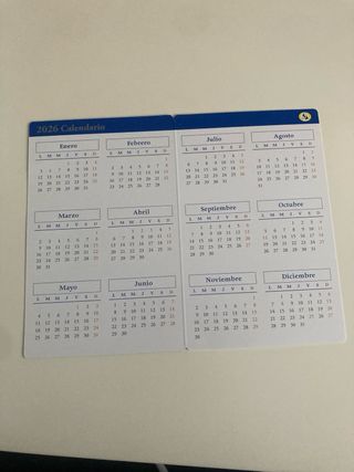 Calendario 2026 Ballet