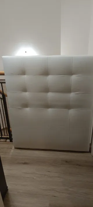 Cabecero Cama Polipiel Blanco