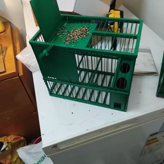 Jaula Balancín Verde Camuflaje