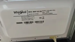 Microondas Whirlpool Negro