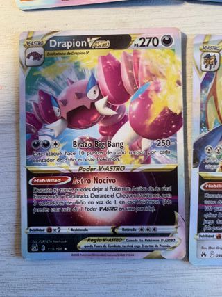 8 Cartas Pokémon V ASTRO
