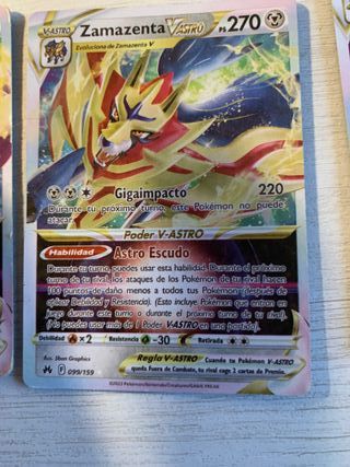 8 Cartas Pokémon V ASTRO