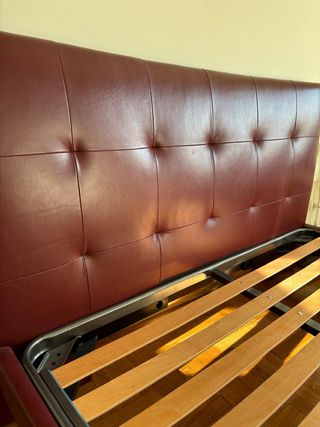 Letto matrimoniale Poltrona Frau in pelle