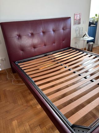 Letto matrimoniale Poltrona Frau in pelle