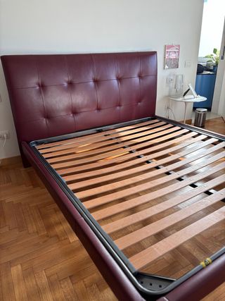 Letto matrimoniale Poltrona Frau in pelle