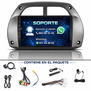 PANTALLA GPS TOYOTA RAV 4 2001-2006 CARPLAY
