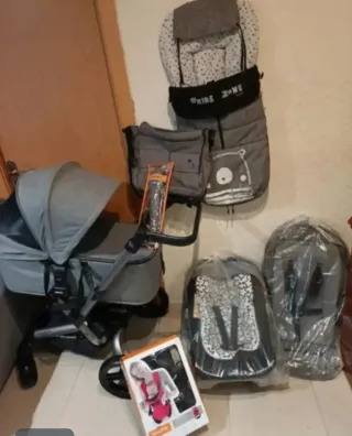 Carrito Jane Rider 3 Piezas + Accesorios