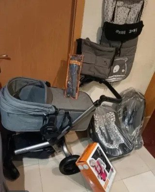 Carrito Jane Rider 3 Piezas + Accesorios