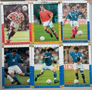 Láminas Copa del Mundo Francia 98