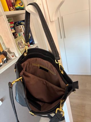 Bolso de cuero negro REBAJAS!!