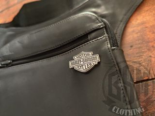 Cosciale da moto borchia Harley-Davidson laterale