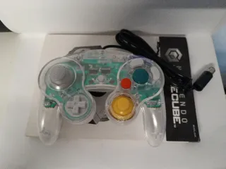 Manual Nintendo GameCube y Mando Transparente