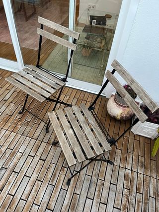 Sillas de exterior plegables