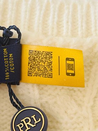 Jersey Polo Ralph Lauren Blanco Trenzado