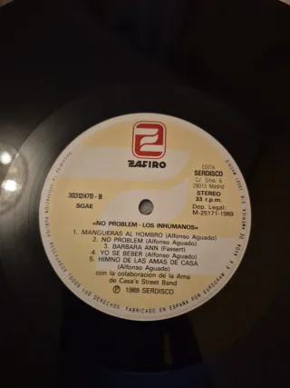 Vinilo Los Inhumanos - No Problem