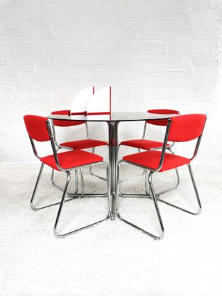 SILLA TUBULAR BAUHAUS. 70s