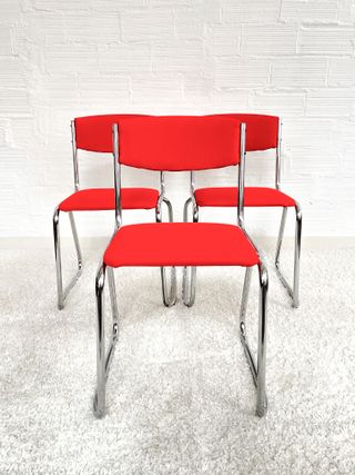 SILLA TUBULAR BAUHAUS. 70s