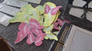 Lote Scrapbooking: Mariposas, Marcos y Más