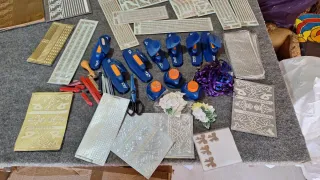Lote Scrapbooking: Mariposas, Marcos y Más