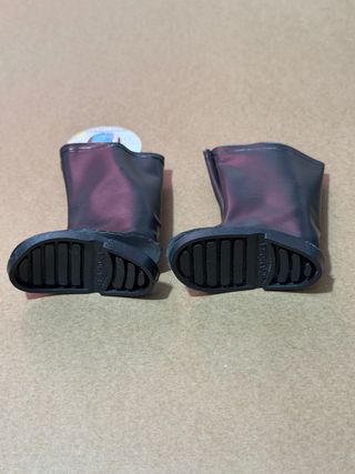 Botas charol negro de Nancy años 80