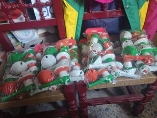 Lote 10 bolsas de peonzas juguete vintage años 80