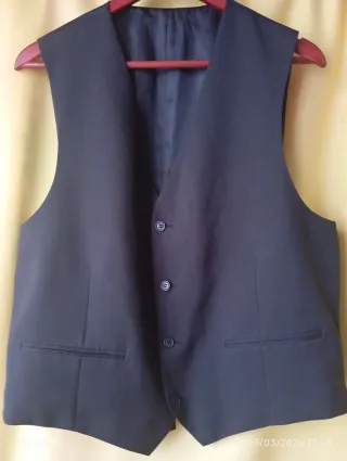 Traje Chaqueta Pantalón Chaleco,Negro.