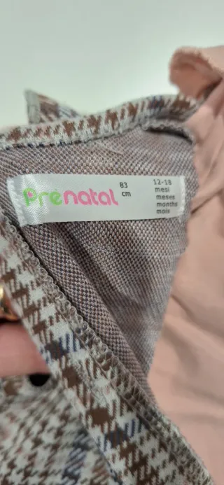 Vestito bimba fantasia pied de poule