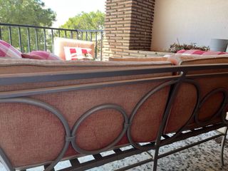 Sillones de terraza de acero ,