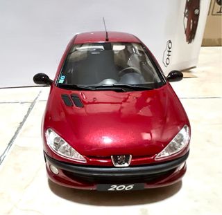 Peugeot 206 GTI Otto 1:18 Rojo