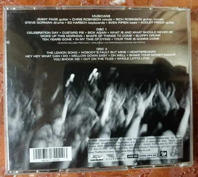 Jimmy Page & The Black Crowes - Live..2Cds