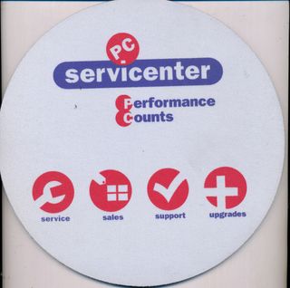 Alfombrilla ratón PC Servicecenter gruesa