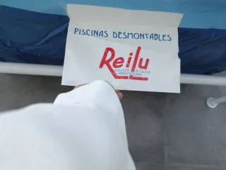 Piscina Desmontable Azul y Transparente