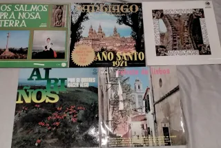 Lote 5 Vinilos Folk
