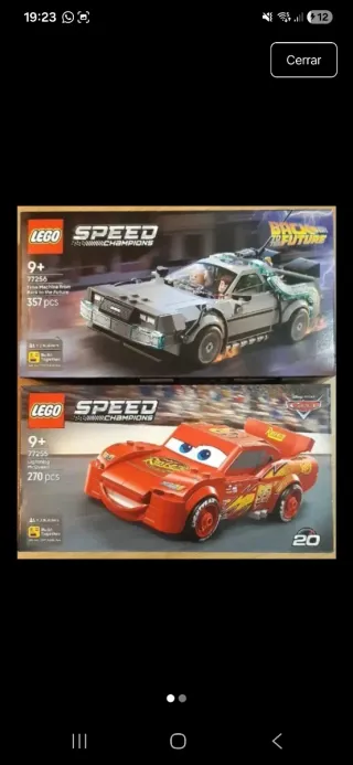 Lego Speed Champions 77256 y 77255